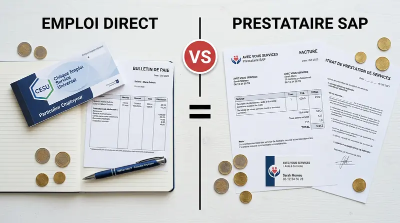 CESU ou Prestataire SAP : Comparatif Avantages, Coûts et Risques