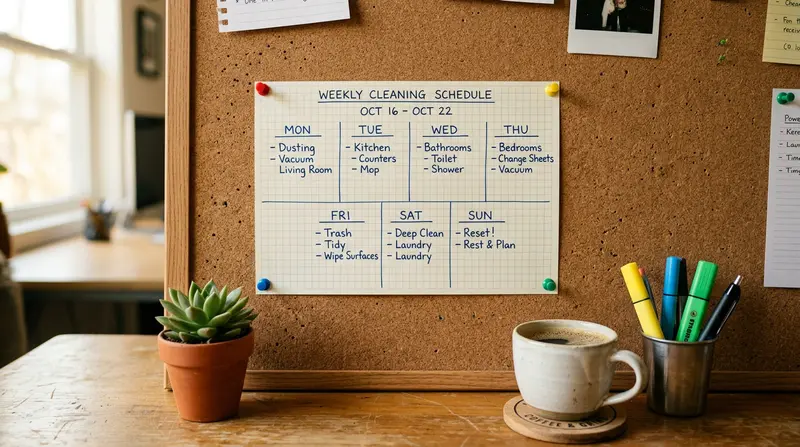 Planning Ménage Maison : Organiser l'Entretien par Semaine