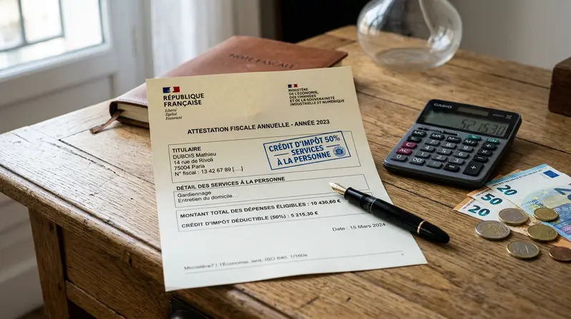 Guides et actualités sur le crédit d'impôt services à la personne.