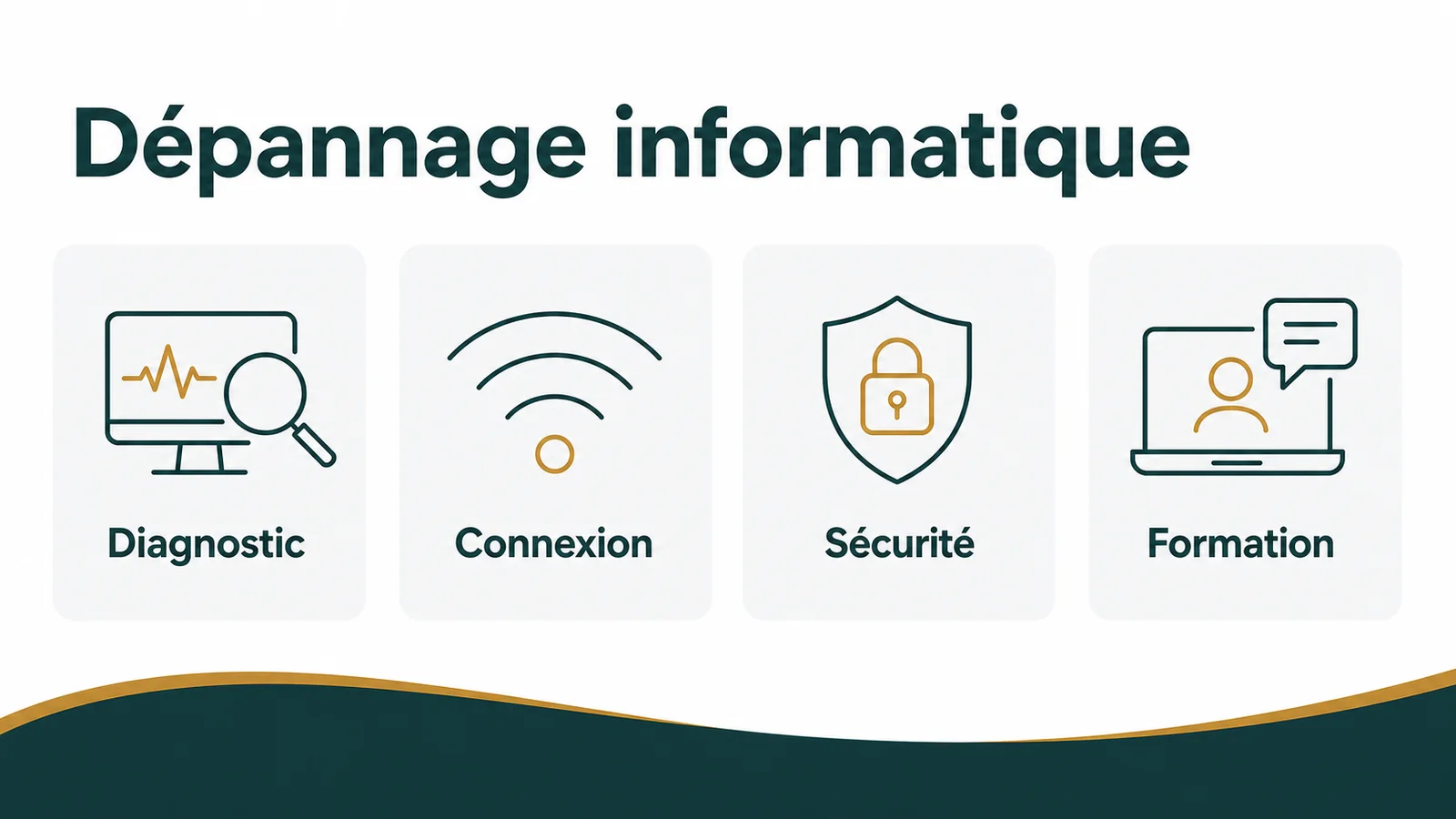 Technicien intervenant au domicile pour un dépannage informatique sur ordinateur portable
