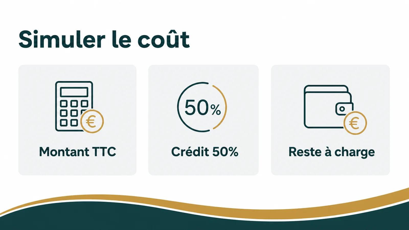 Interface du simulateur en ligne pour calculer son économie de crédit d'impôt SAP