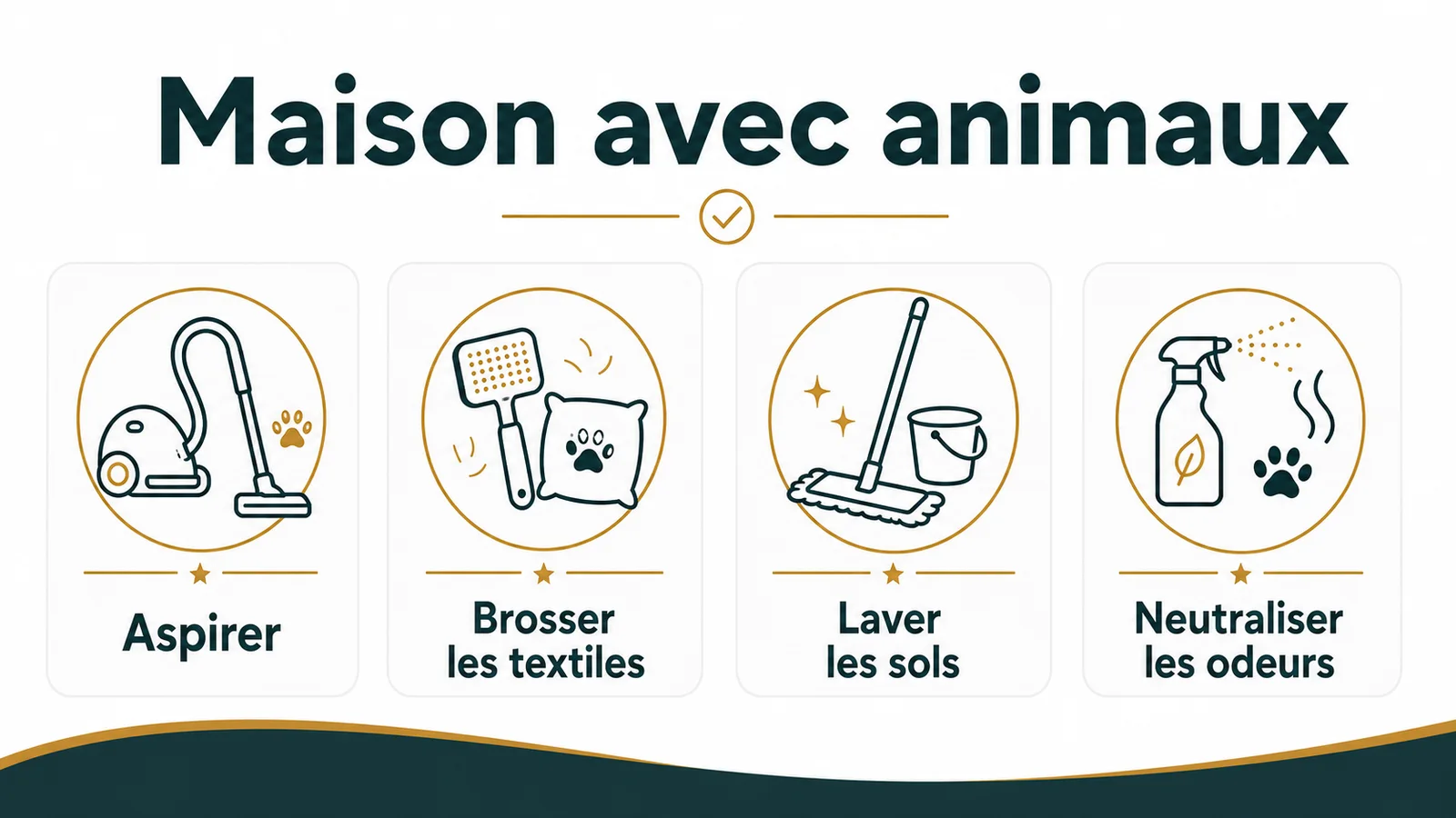 Intérieur propre et organisé avec un chien couché sur son panier dédié